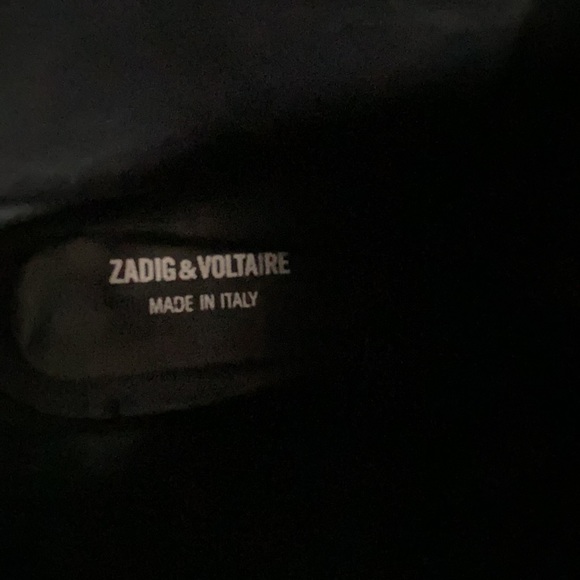 Zadig & Voltaire Trouble EUC black all leather bootie Sz 39 - Picture 6 of 6